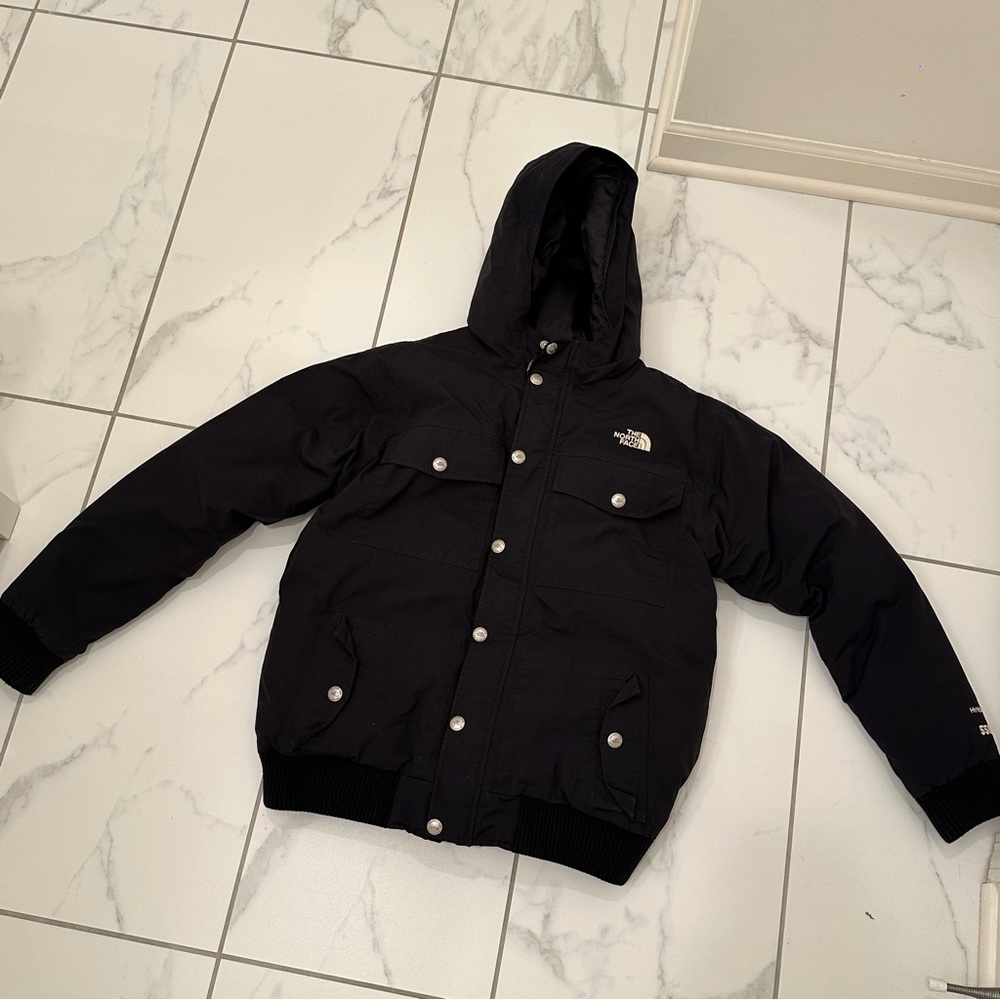 THE NORTH FACE HYVENT 550 BLACK PUFFER JACKET